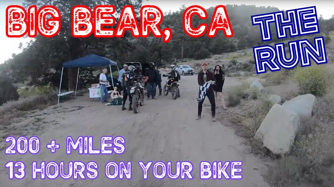 13 часов на кроссовом мотоцикле! Big Bear Run 2019