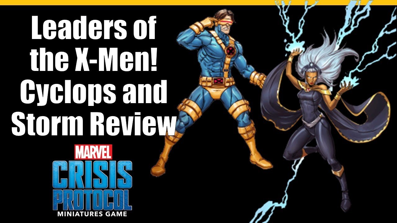 Cyclops and Storm Review for Marvel Crisis Protocol