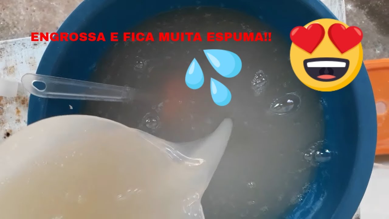 Engrossar sabão líquido e aumentar a espuma 😍