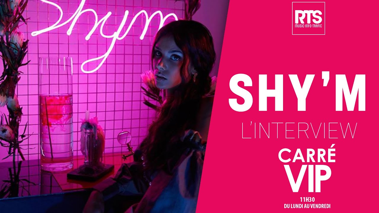 Interview de Shy'm dans Carré Vip sur RTS