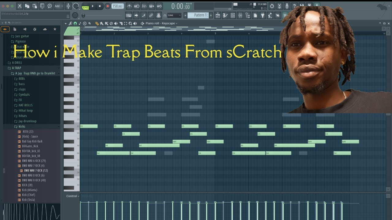 How To make Beats from Scratch***the hook melody turned out good!