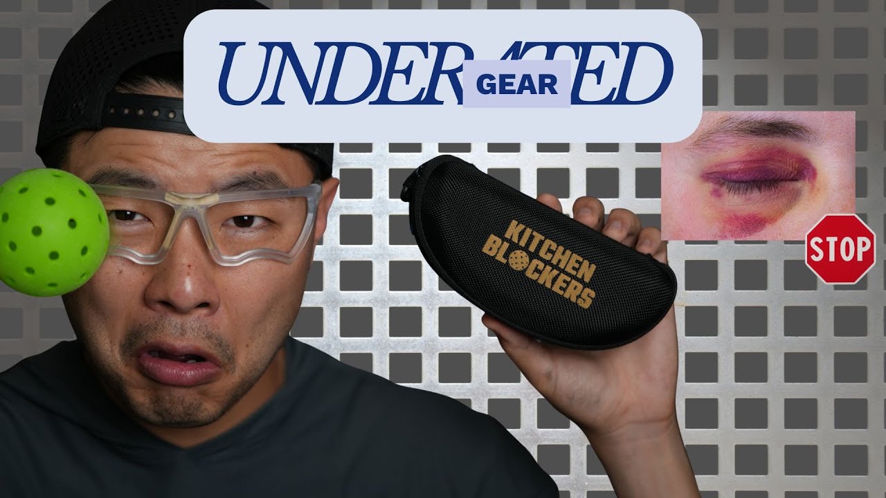 Underrated Pickleball Gear Eye Protection feat. Kitchen Blockers!