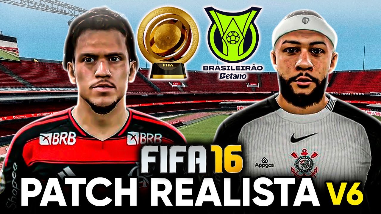 FIFA 16 - PATCH FIFA FRIENDS SAIU A V6 !! RODA EM PC FRACO! EST&Aacute;DIOS BRASILEIROS !!! SUPER MUNDIAL