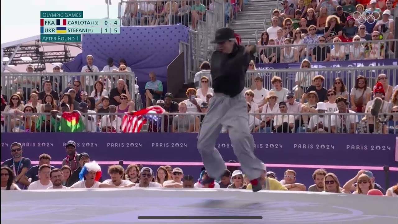 Bgirl Carlota vs Stefani - Paris Olympic Games 2024 Breaking