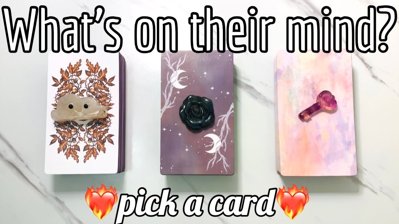 ❤️‍🔥Whats on their mind? 🤯💭🤔How do they feel?❤️‍🔥Pick a card love tarot reading✨