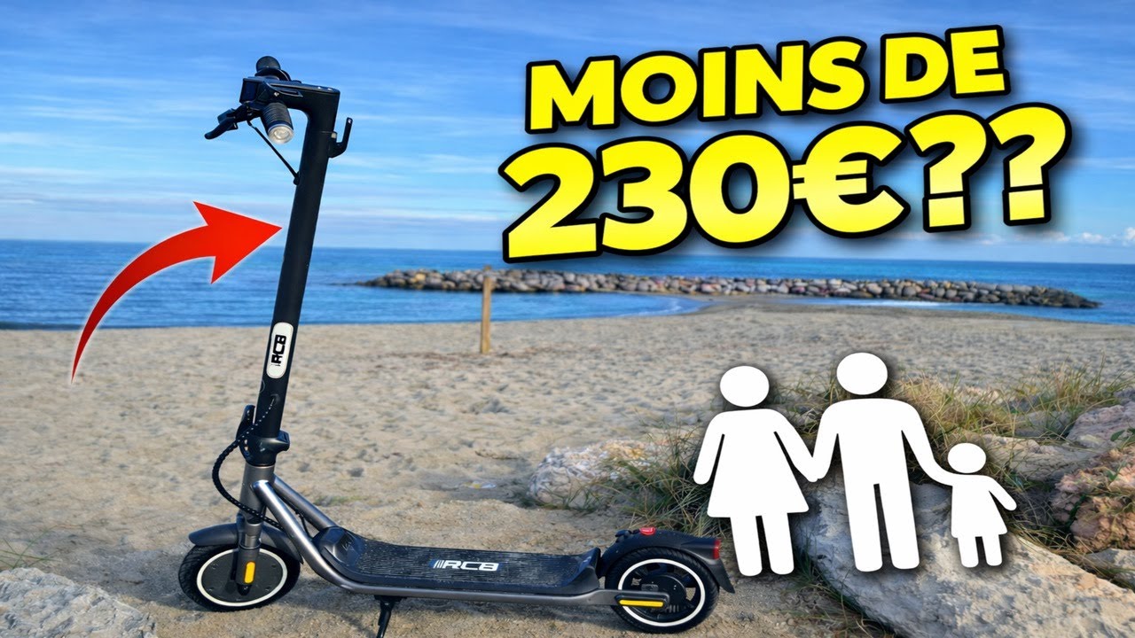 Une Trottinette à moins de 230€ peut-elle convenir à toute une famille ? #rcb