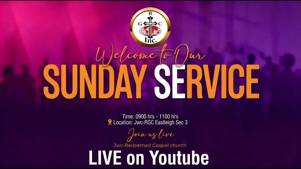 SUNDAY SERVICE || 15TH FEBRUARY 2026 || Jwc RGC EASTLEIGH Sec 3