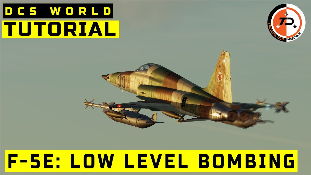 DCS WORLD | F-5E Low level bombing tutorial.