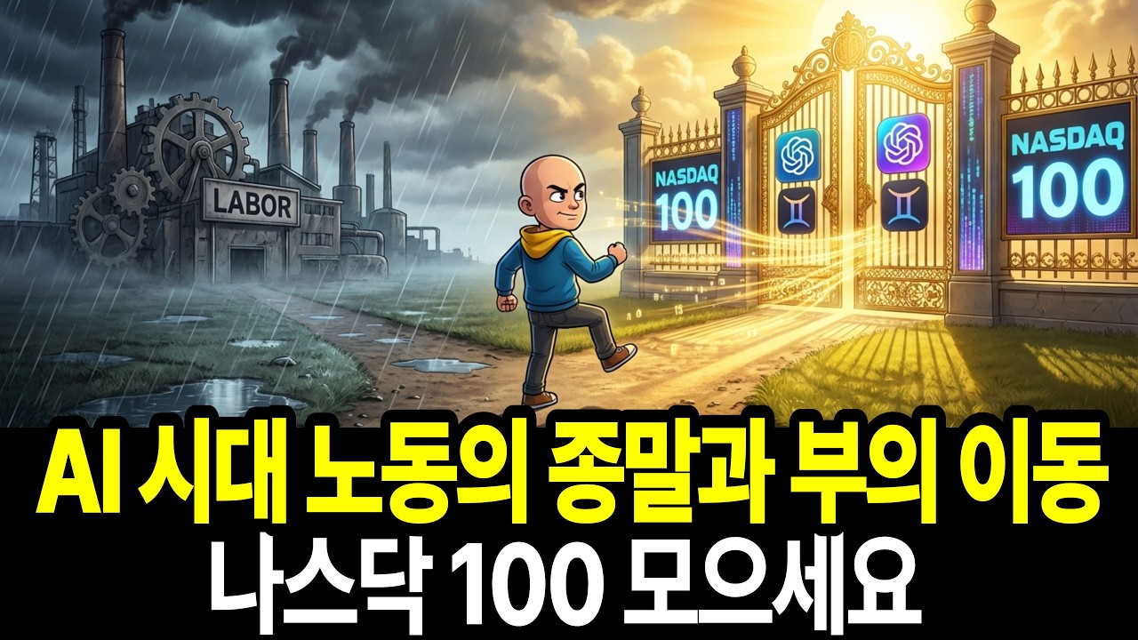 AI 시대 노동의 종말과 부의 이동 생존전략은 나스닥 100 모으기