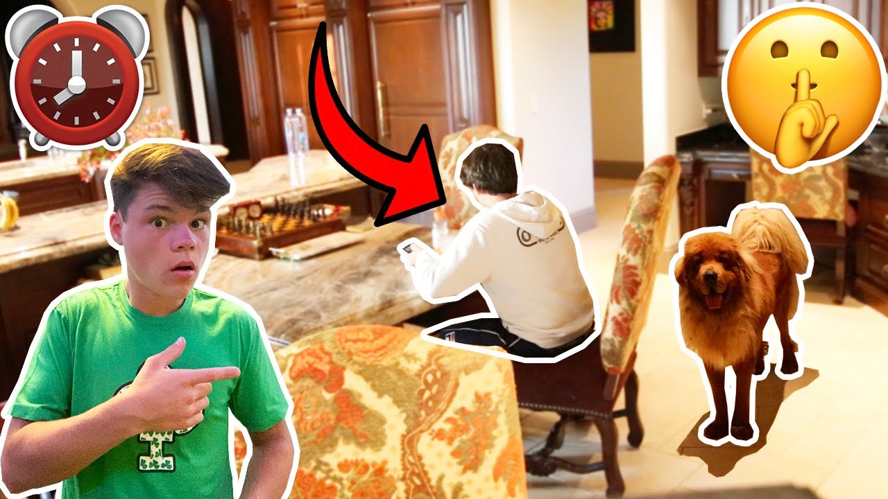Sneaking Into The Richest Kid In Americas House... *CAUGHT?*
