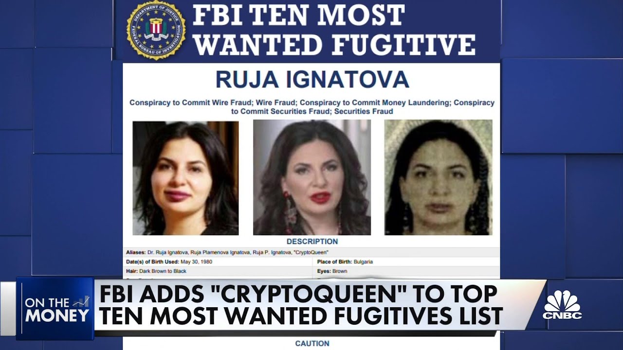 Woman behind $4B crypto fraud scheme becomes top ten most wanted fugitive