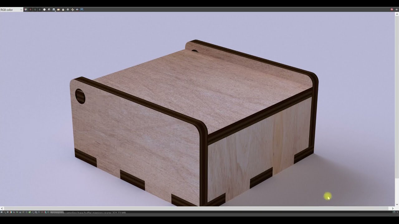 design plywood  box in CorelDRAW vector dxf #coreldraw