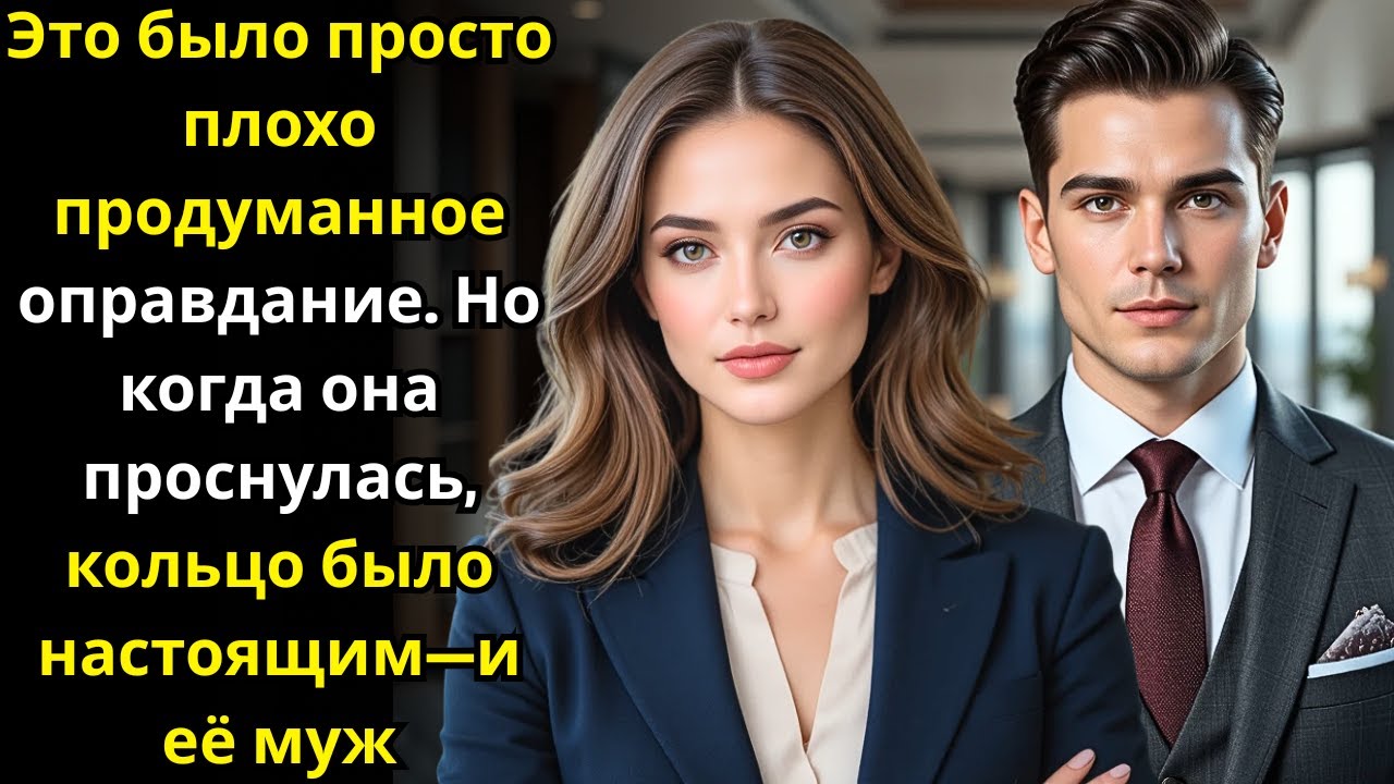 Это было просто плохо продуманное оправдание  Но когда она проснулась, кольцо было настоящим—и её му