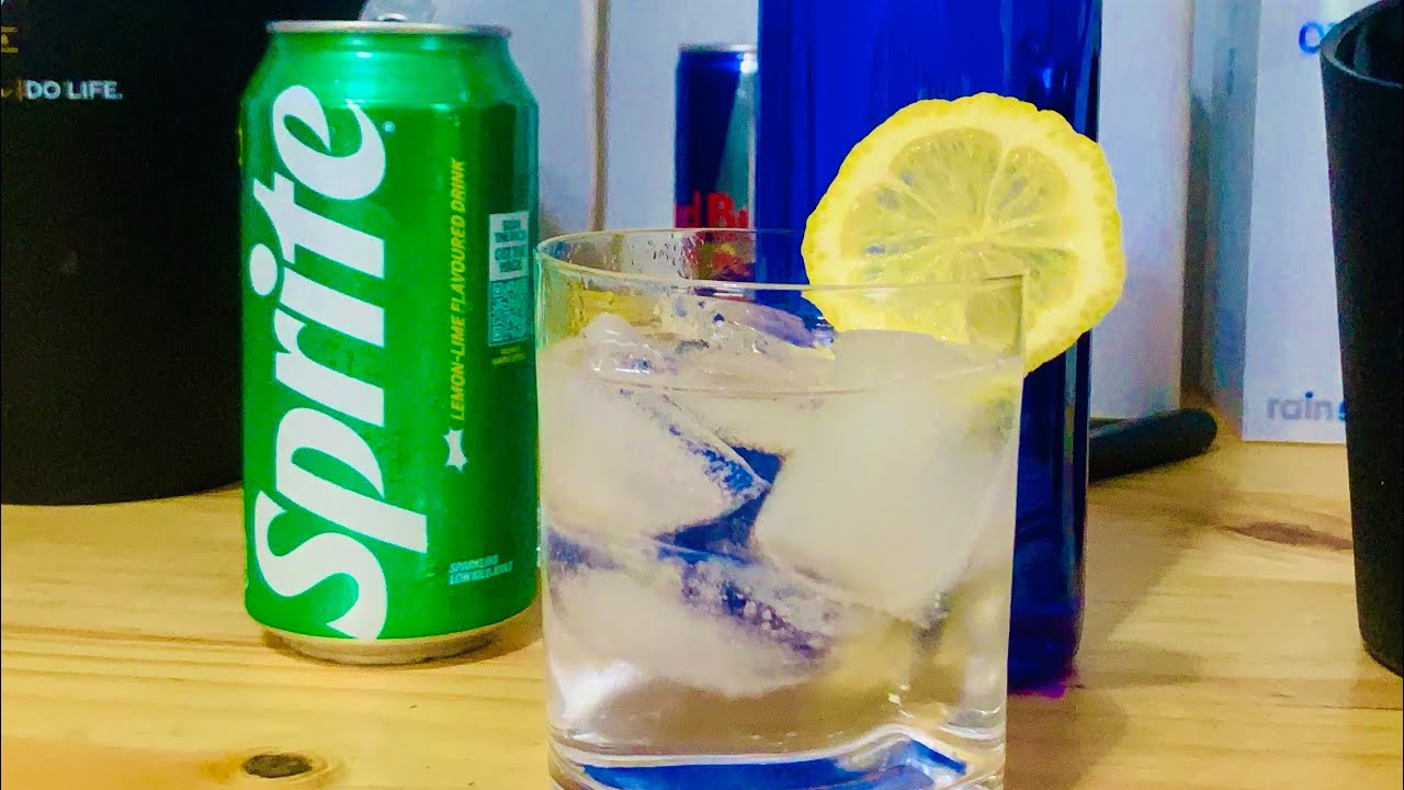 Easy Sky Vodka Lime Sprite Cocktail