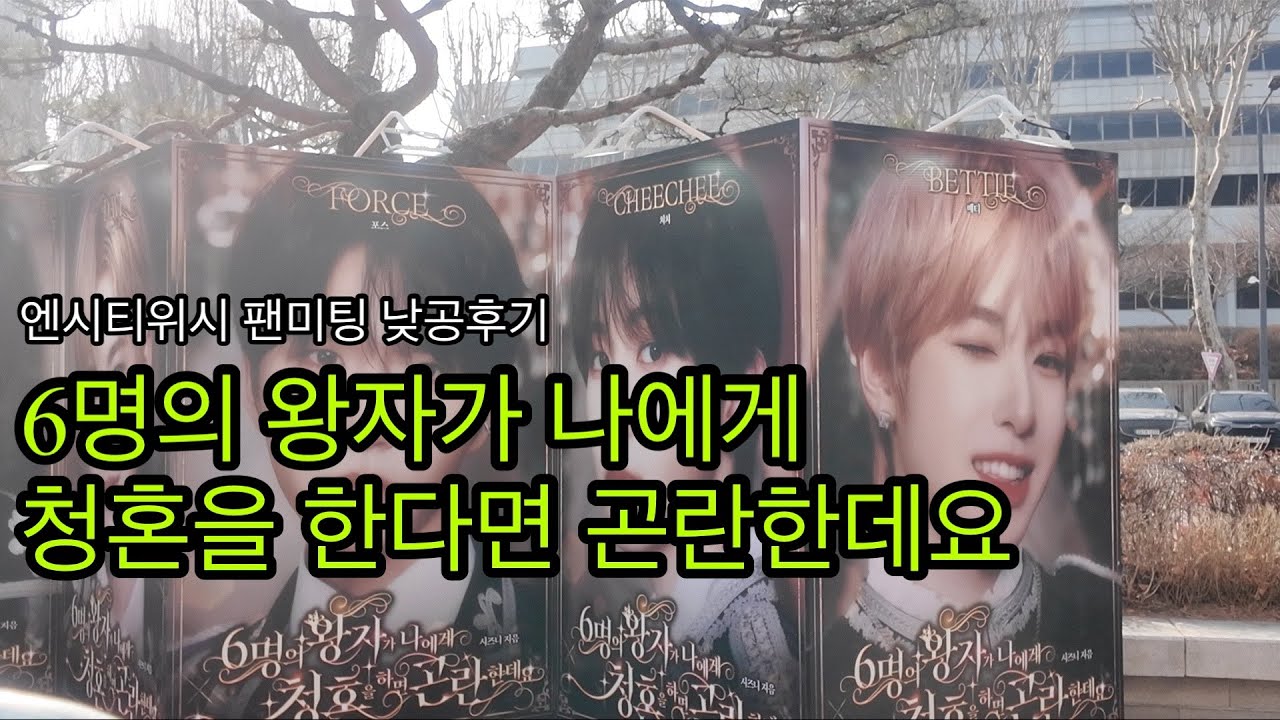 엔시티위시팬미팅 낮공 후기| 6명의 왕자가 나에게청혼을 한다면 곤란한데요
