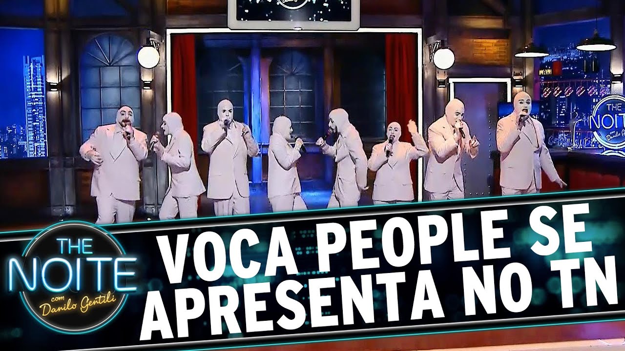 The Noite (15/09/15) - The Voca People se apresenta no The Noite