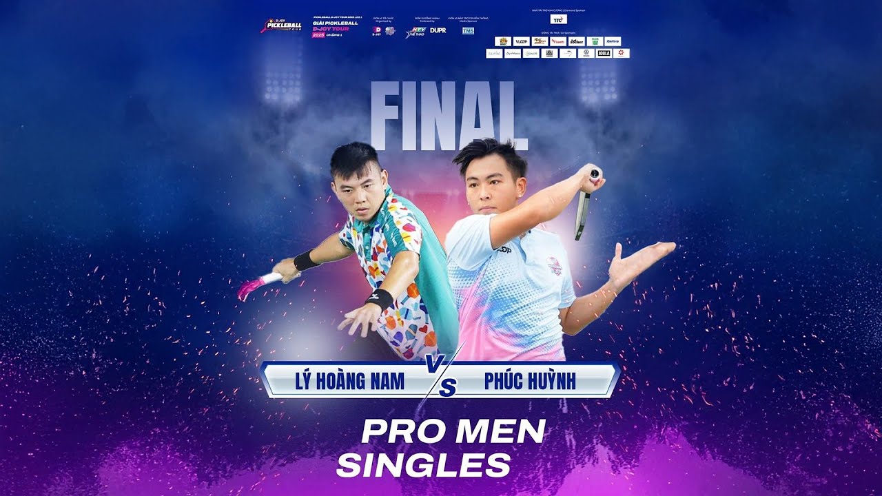 🏆 CHUNG KẾT ND ĐƠN NAM PRO - Lý Hoàng Nam 🆚 Phúc Huỳnh - CUP D-JOY TOUR 2025