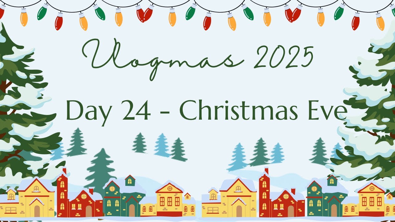 24-й день Vlogmas — канун Рождества 🎄 и результаты приготовления рождественских пирожков!!