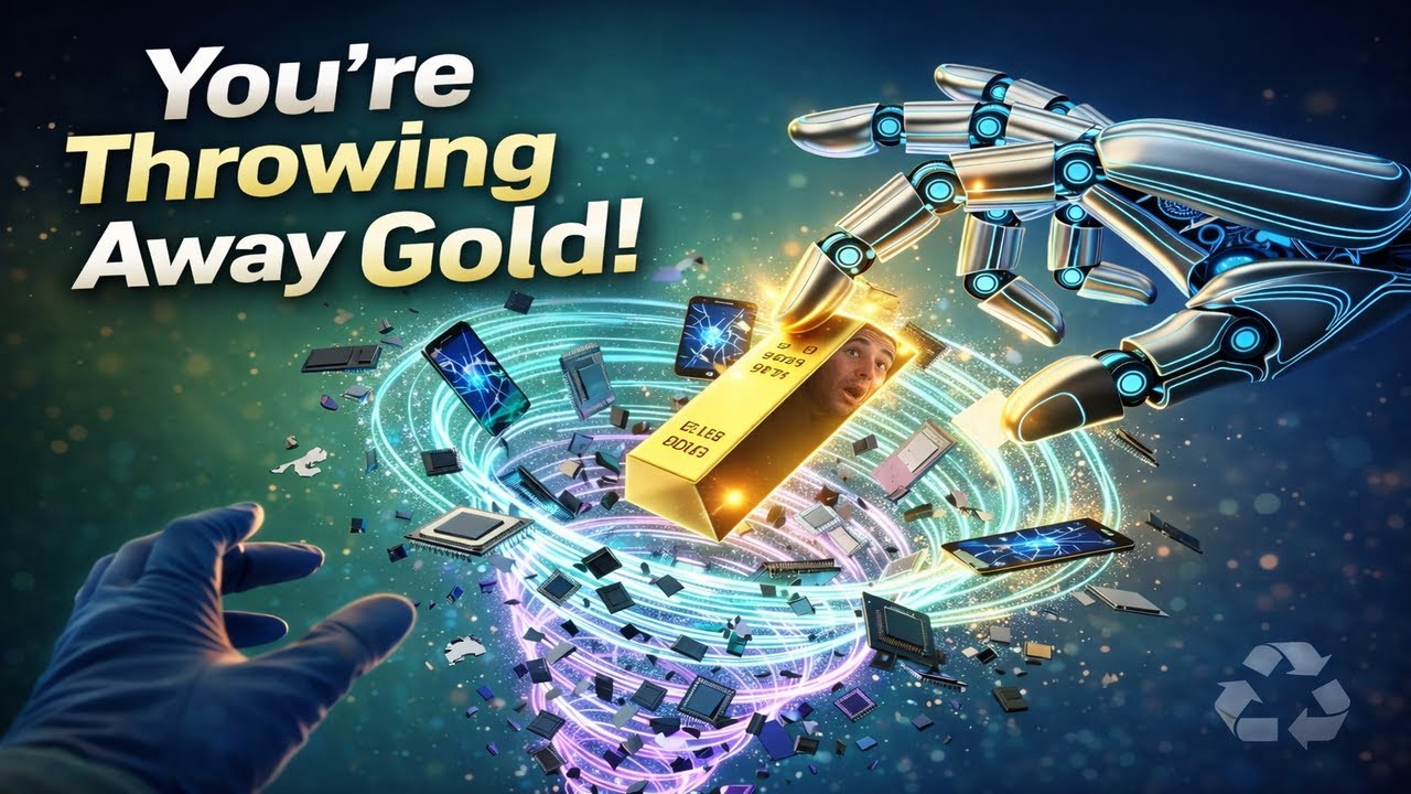 The $100 Billion Scavenger Hunt: How Gold Is Mined From Electronic Waste