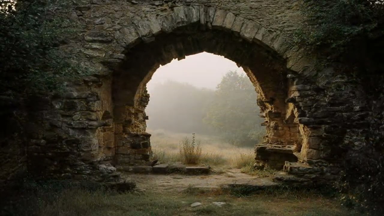 Peaceful Medieval Fireplace Music | Ancient Forest Ambiance