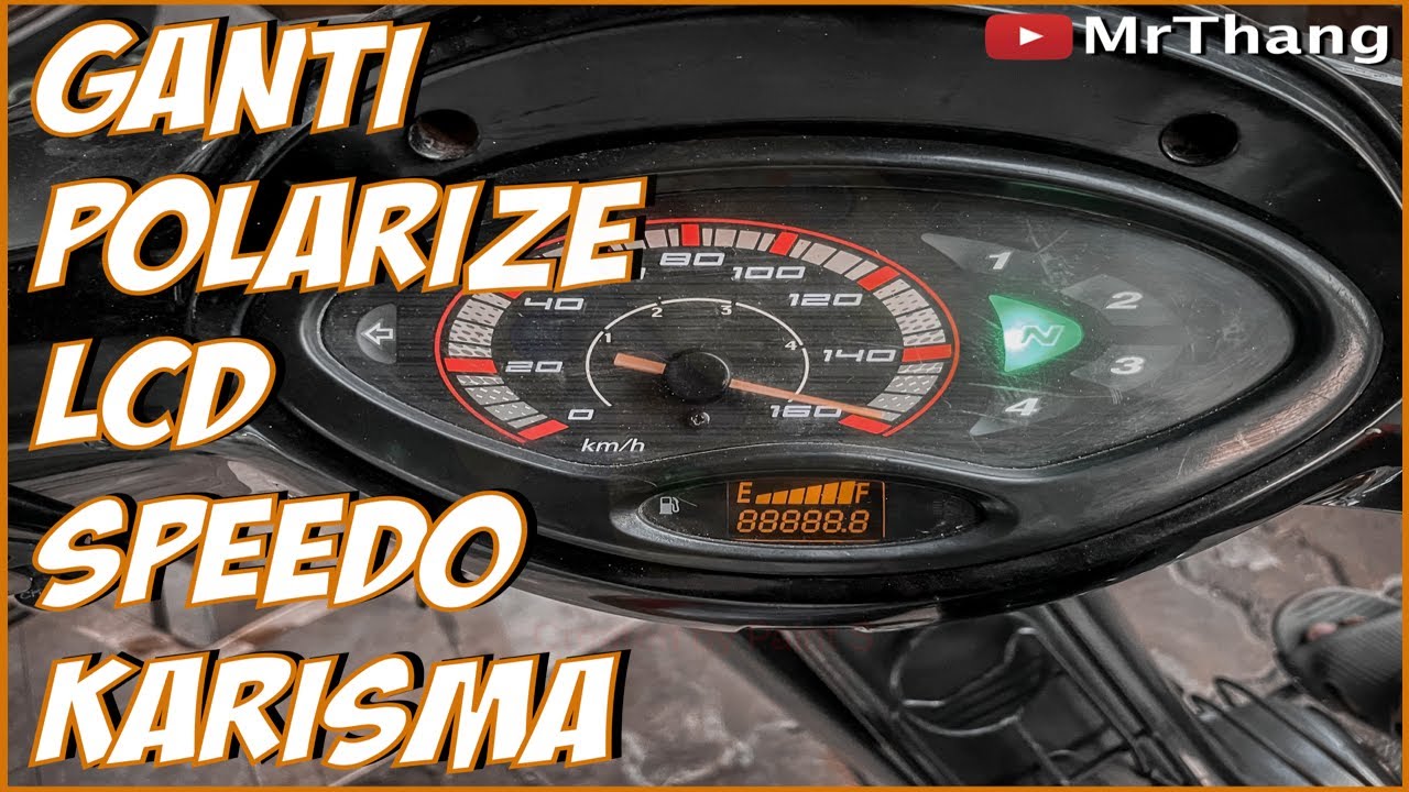 Cara Mengganti Polarize LCD Speedometer Karisma | Indikator Bensin Honda Karisma | #HONDAKARISMA