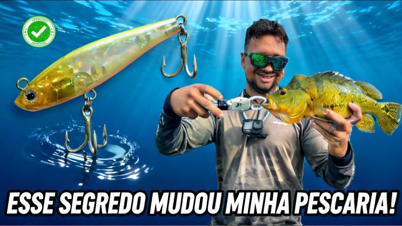  🎣 COMO USAR ISCA ARTIFICIAL DO JEITO CERTO NA PESCARIA DO TUCUNARÉ 