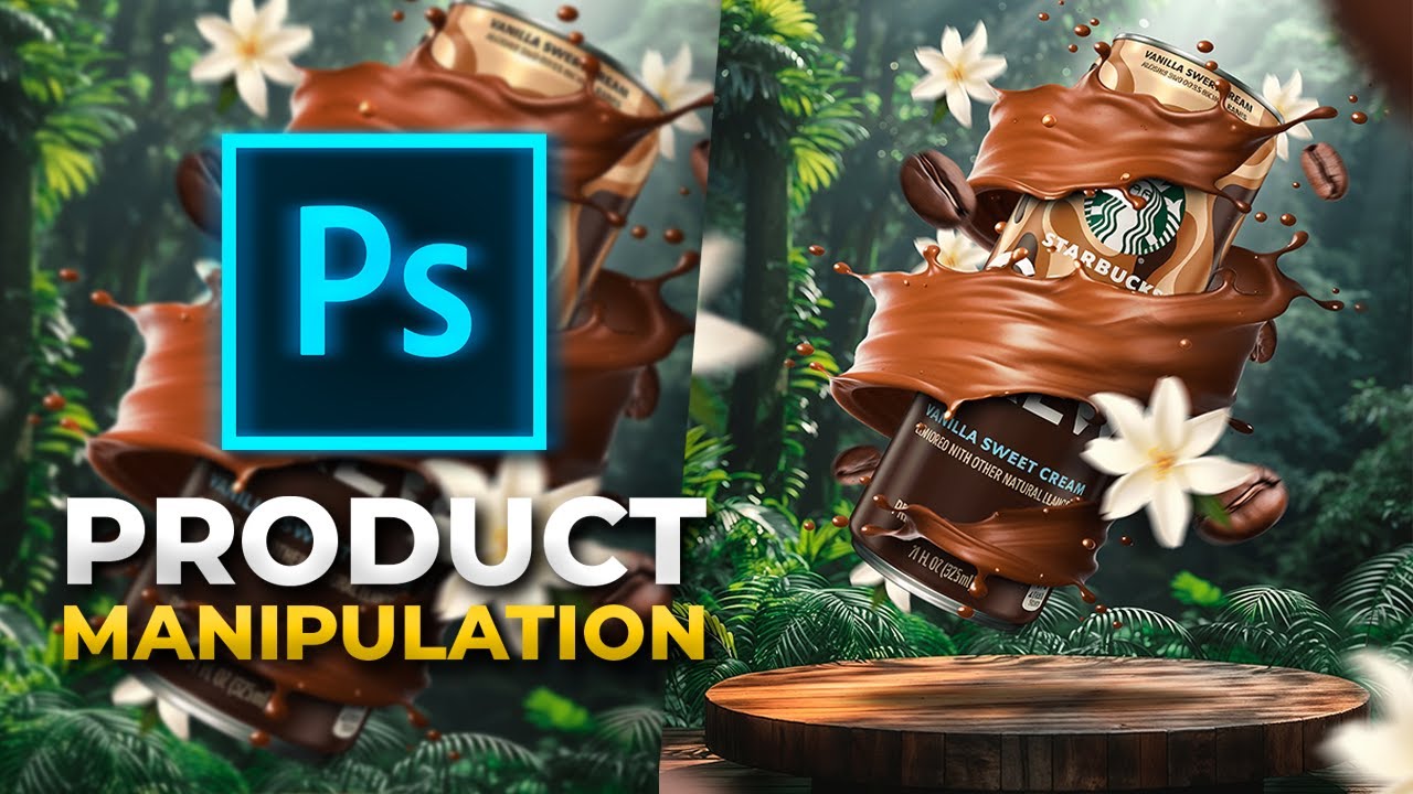 creative poster design in photoshop -   product manipulation photoshop tutorial