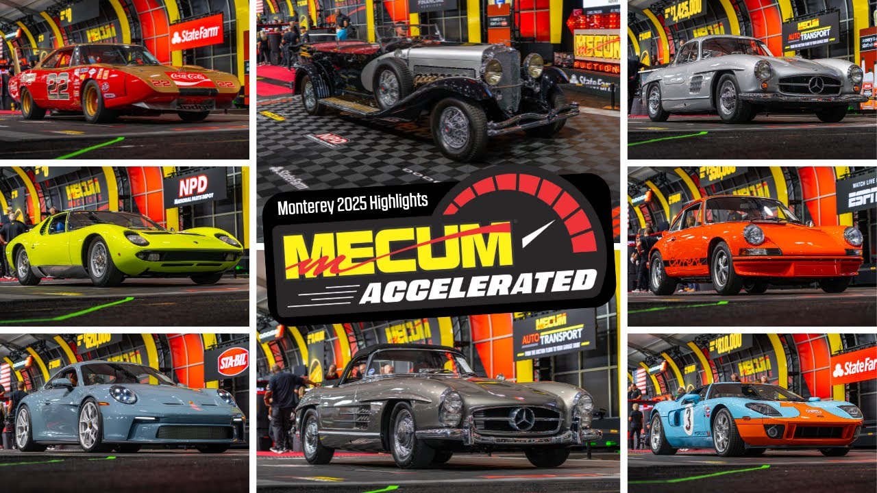 Million-Dollar Classics Stun at Mecum Monterey 2025