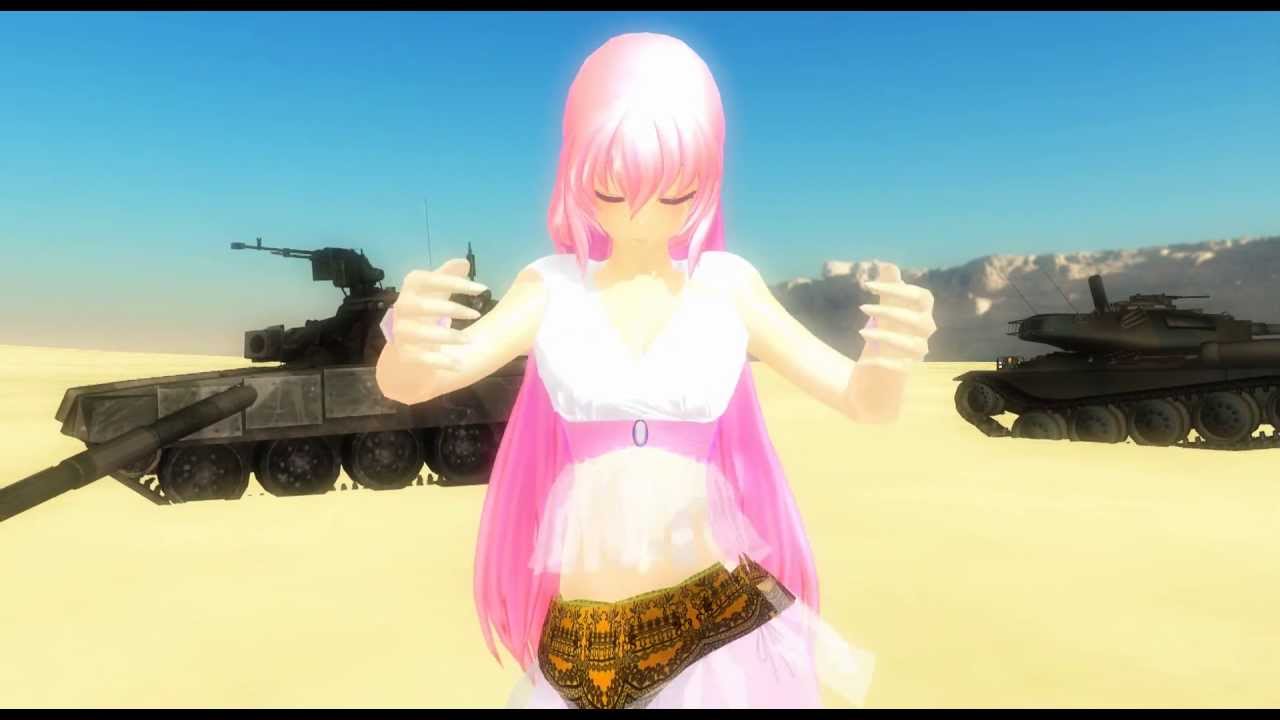 [MMD] Belly Dance - Megurine Luka Pink Dress BD [HD] 1080p
