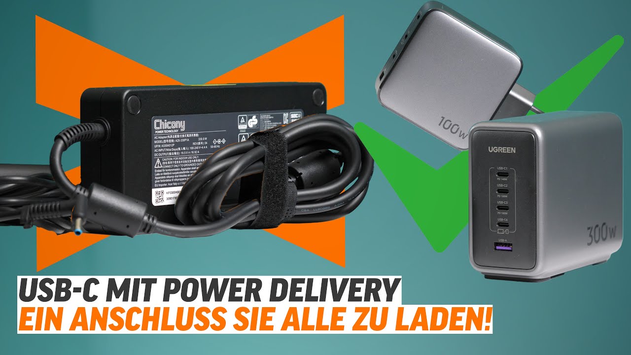 USB-C mit Power-Delivery erkl&auml;rt - Die Zukunft des Ladens! ⚡