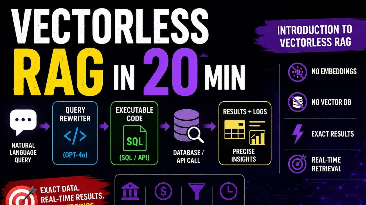 Vectorless RAG Explained in 20 min