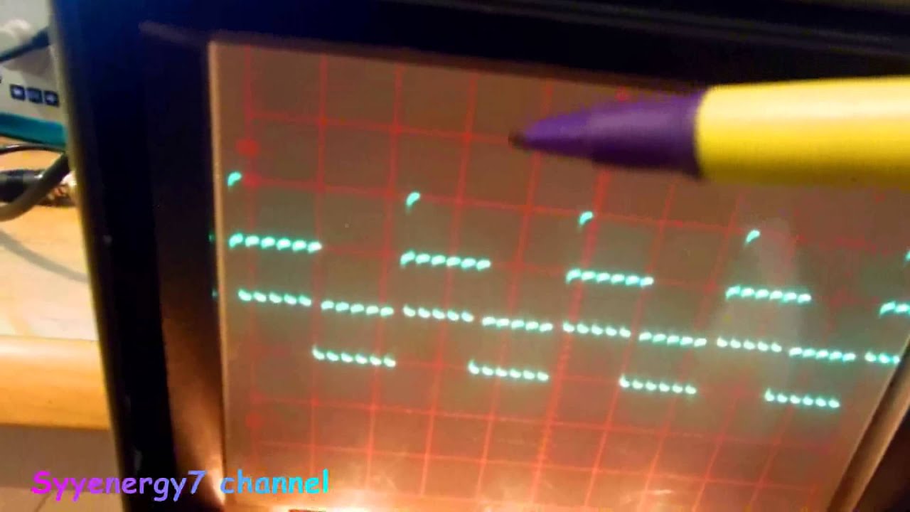 The Magic of a Spooky Rife Machine shown on a scope
