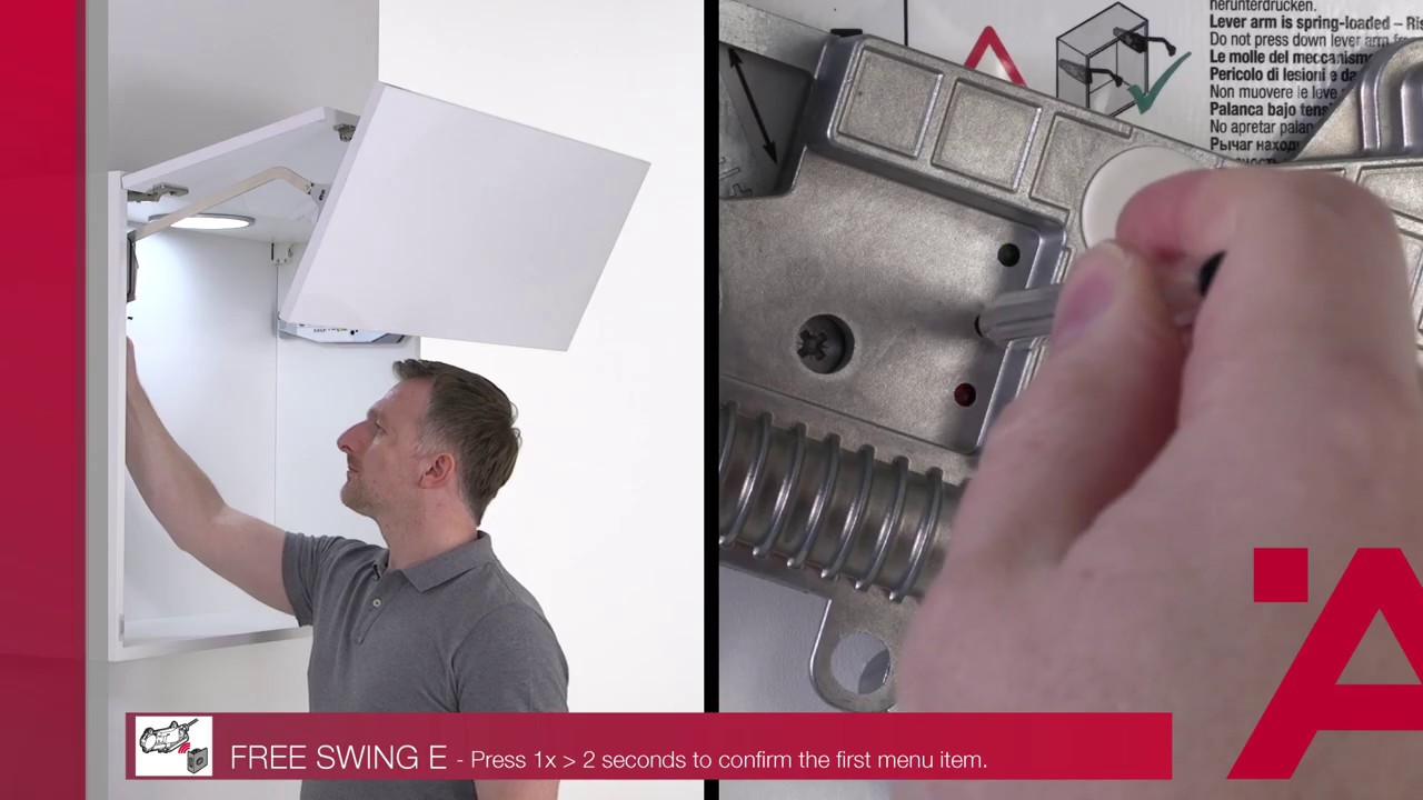 HAFELE FREE Swing E Drive | Инструкция по монтажу