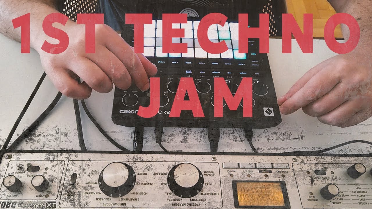 First Dark Techno Jam | Novation Circuit Tracks + Korg microKORG XL
