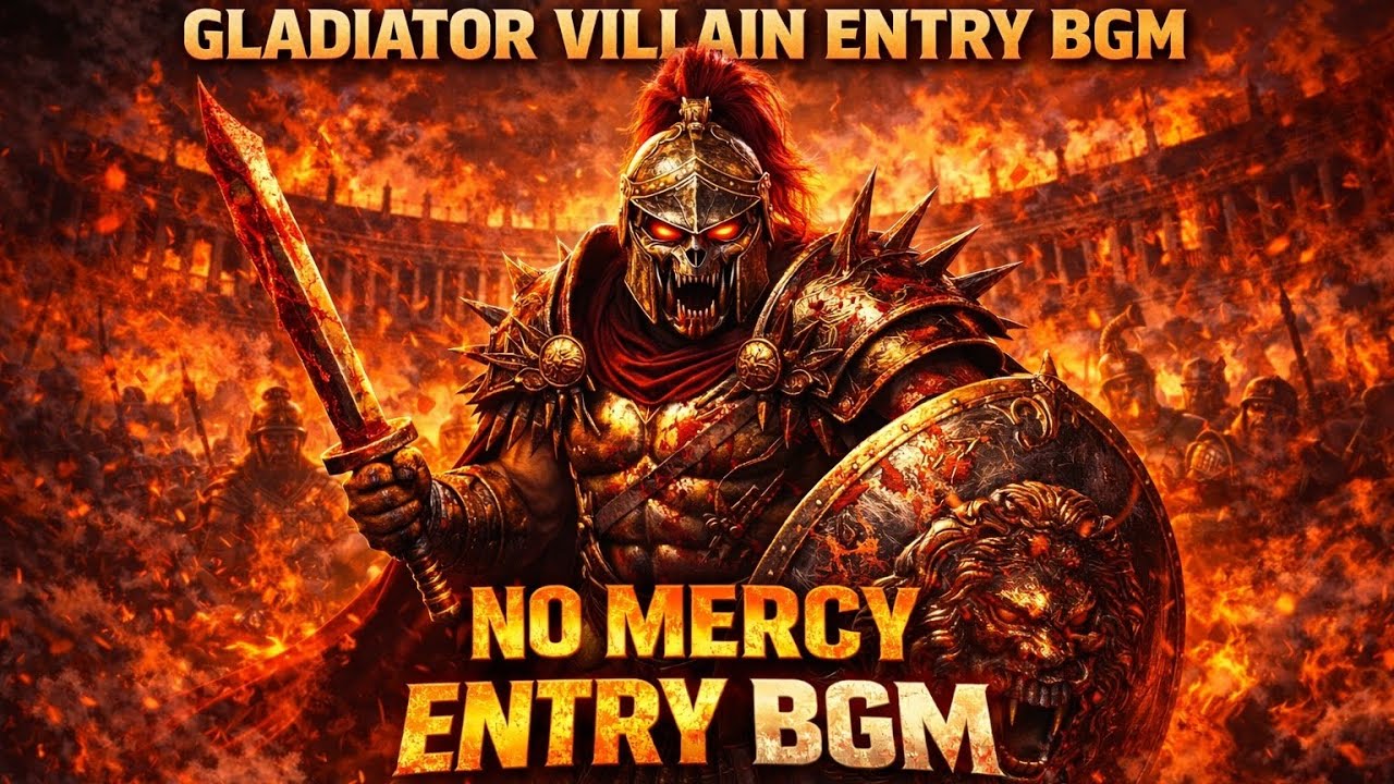 NO MERCY GLADIATOR ENTRY BGM | Savage Battle Music | Epic Gladiator BGM | Powerful Roman War Music