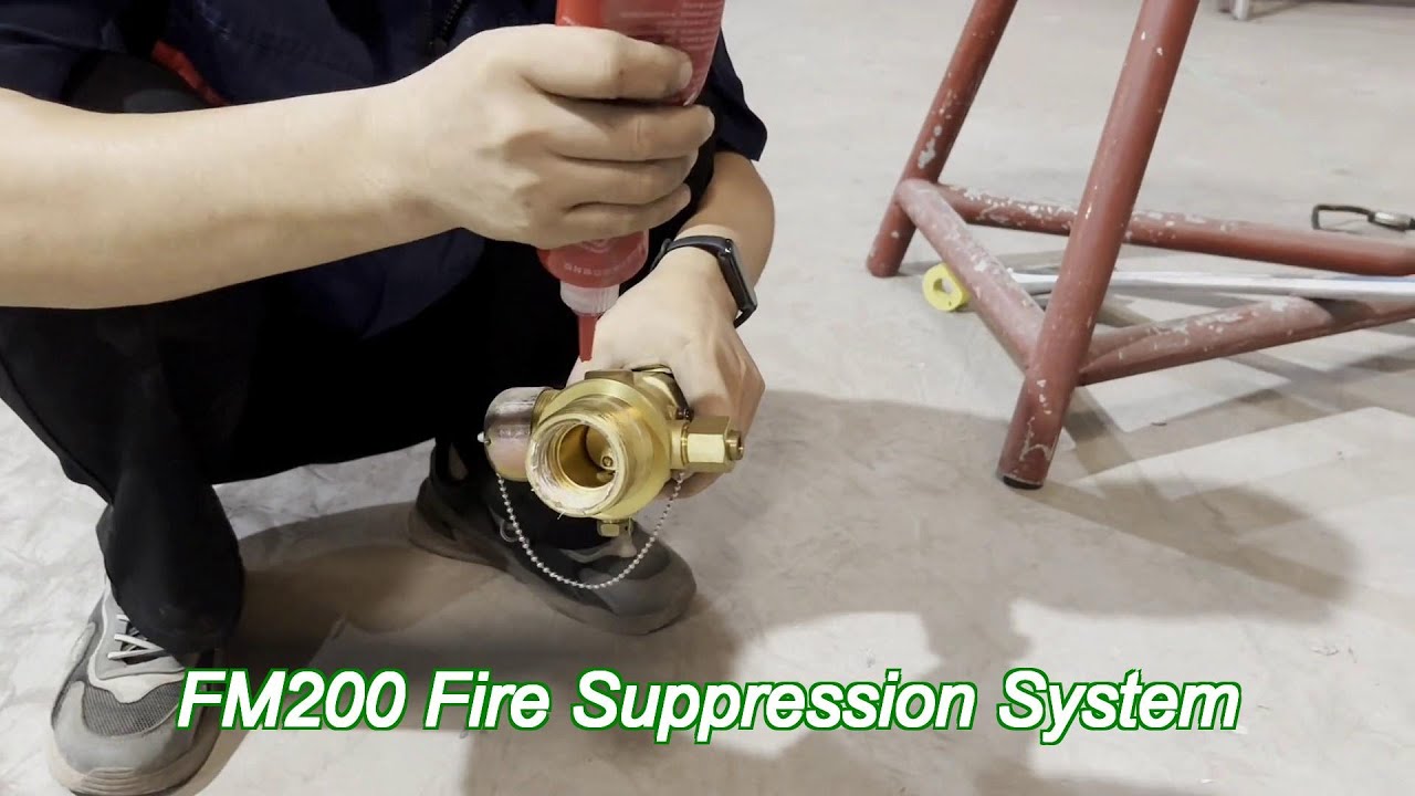 automatic fm200 fire suppression system without pollution for power room