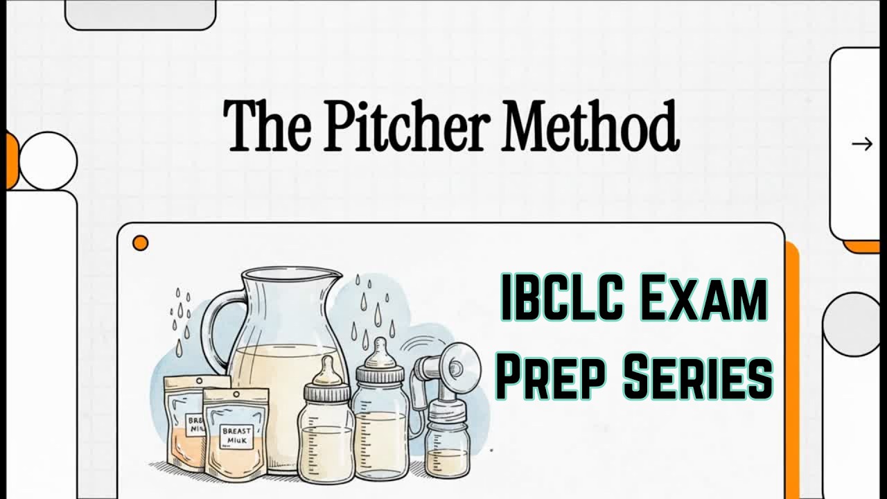 IBCLC Exam Prep Series | Understanding the Pitcher Method