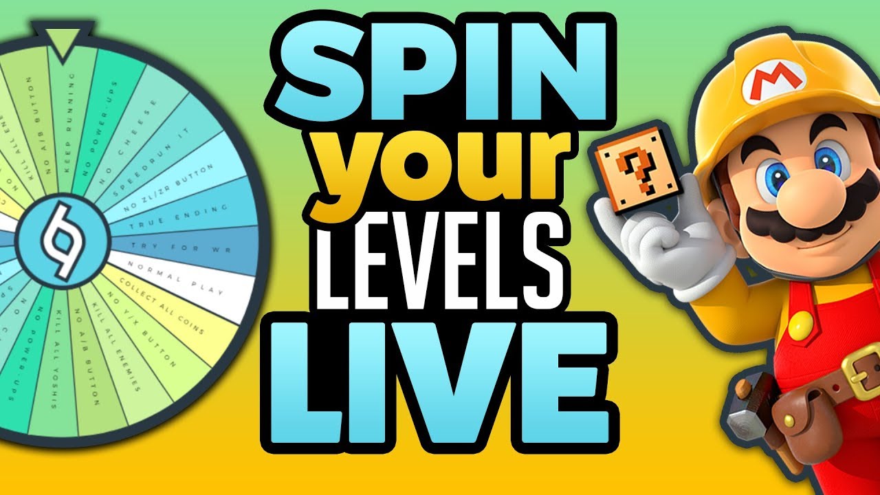 Super Mario Maker - SPIN Your Levels LIVE! [#2]