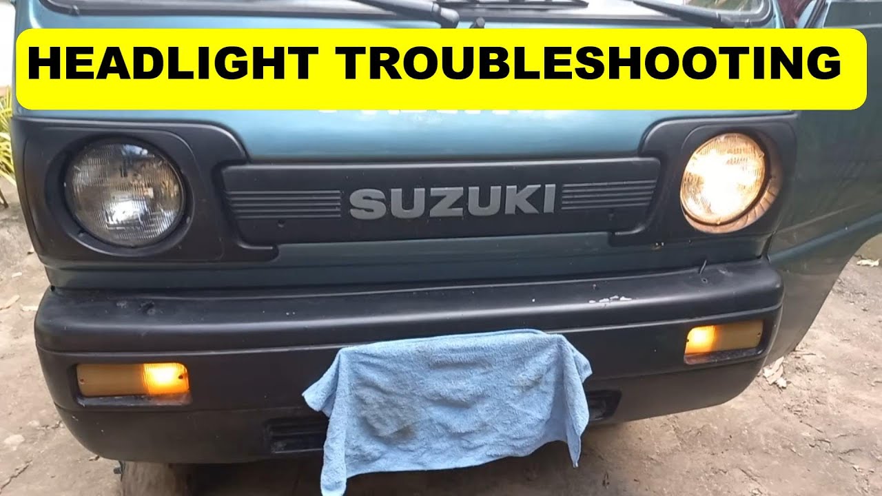 HEADLIGHT TROUBLESHOOTING SUZUKI MULTICAB F6A