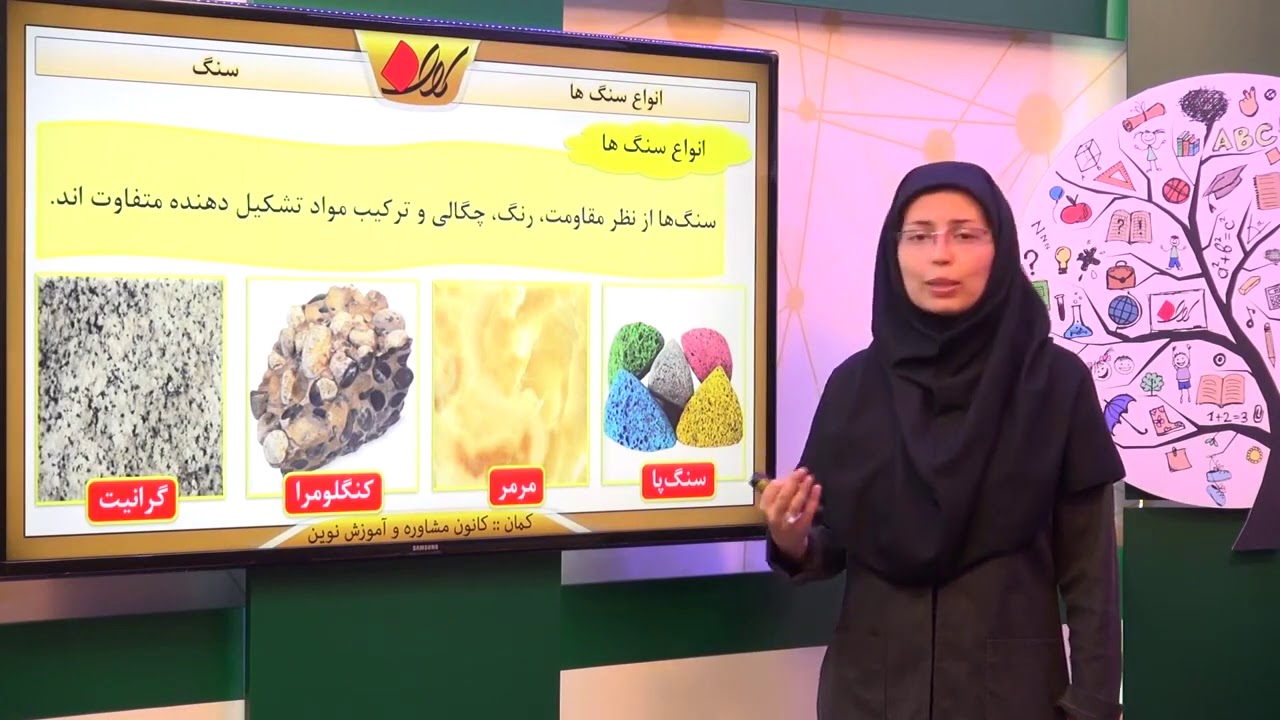 علوم زمین شناسی هشتم   فصل 12   سنگ   انواع سنگ ها