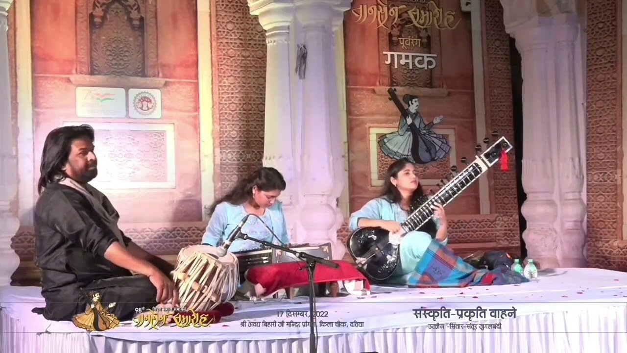 Raag Charukeshi by @sanskratiprakratiwahaneand tabla by Ustad Salim Allahwale ji