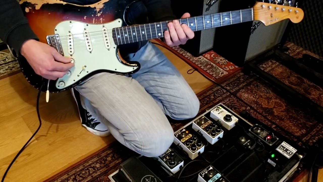 OD Texas Tone - rolling down volume knob.