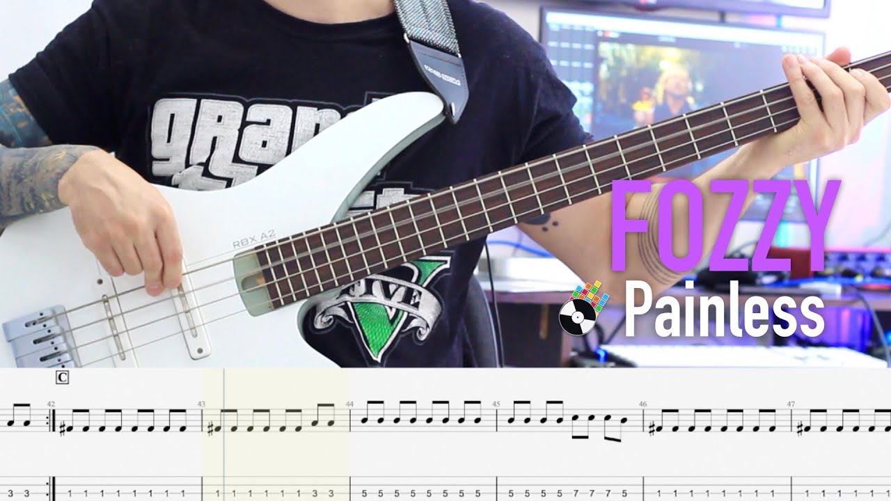 Painless BASS from Fozzy (tab/sheet music included) @robsonbaroli