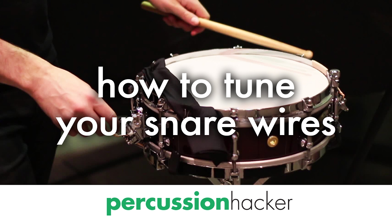 how to tune snare wires