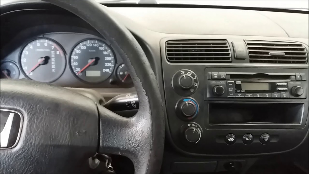 Como Conseguir E Inserir O Código Do Som Honda Civic 1.7 16v 2001 2002 2003 2004 2005