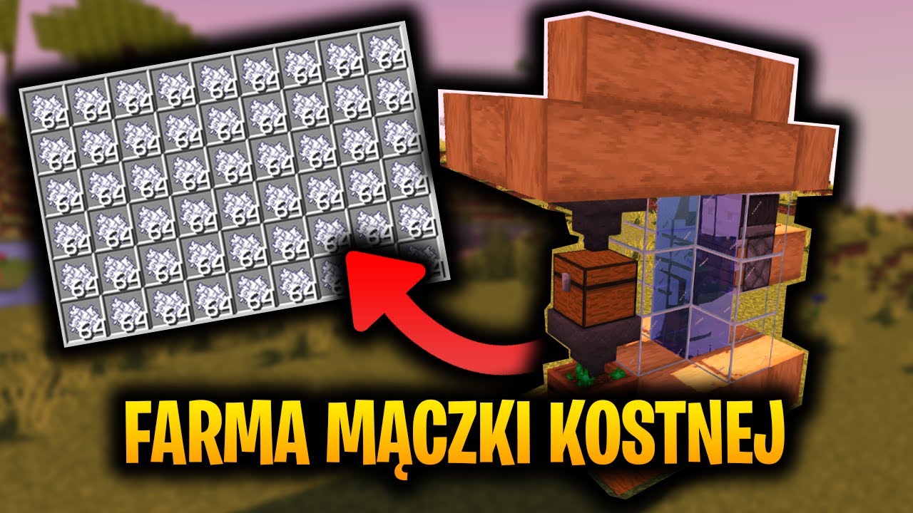 AUTOMATYCZNA FARMA MĄCZKI KOSTNEJ W MINECRAFT (BONE MEAL FARM)