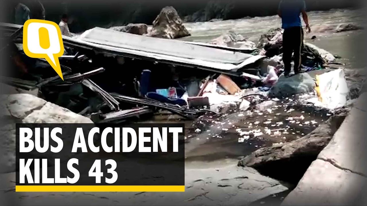 The Quint: Bus Skids off Road in Himachal Pradesh, Kills 43 Passengers