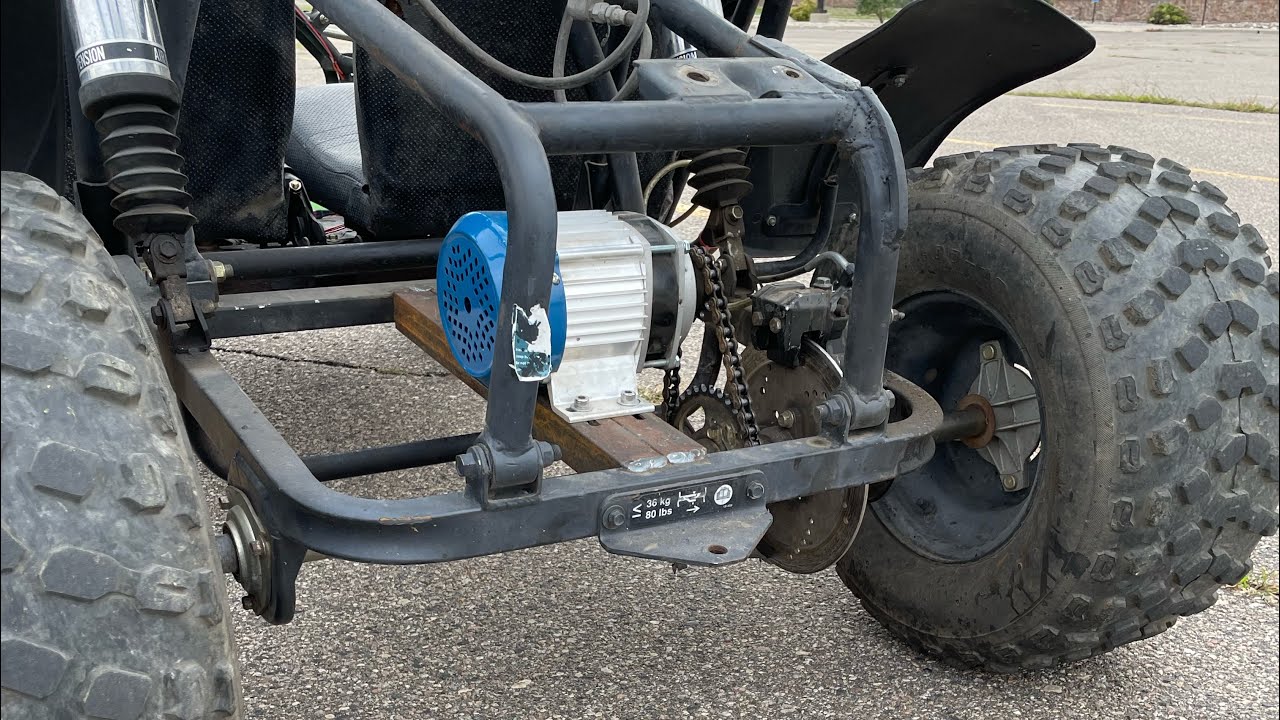 HOW TO PUT 750W DC MOTOR 48V ON GO KART