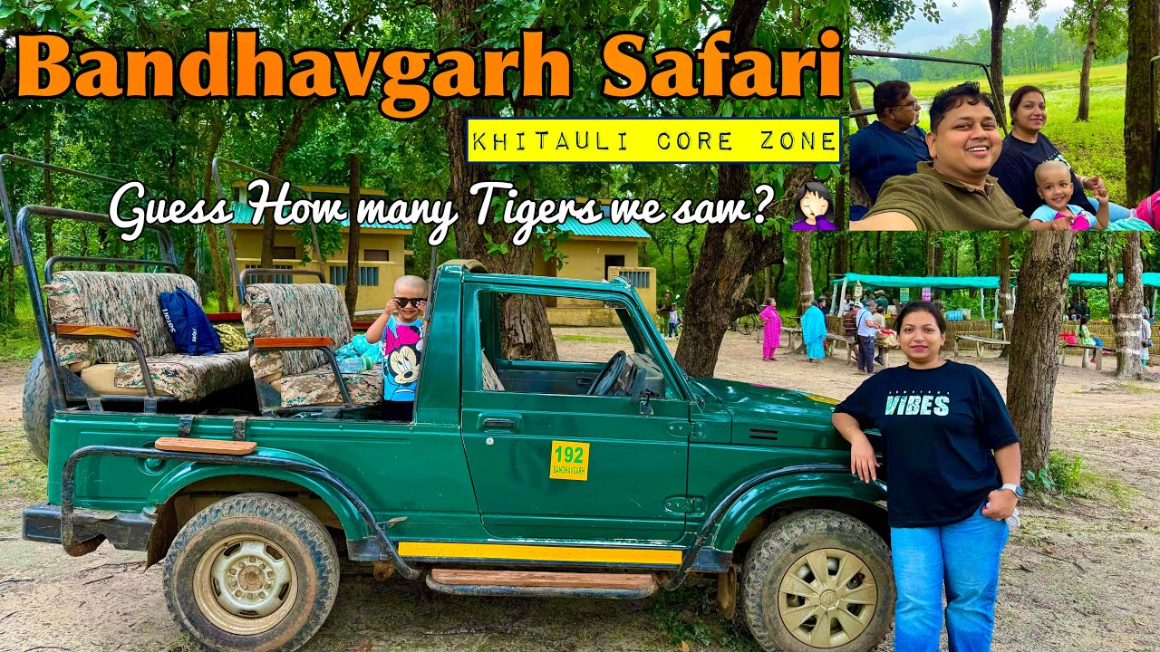 EP05: RoadTrip 2025 | Bandhavgarh Tiger Safari | Khitauli Core Zone Adventure 🐾 | Roving Couple