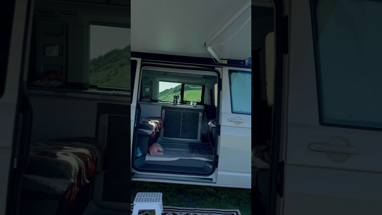 VW California Ocean vibes - vlog tomorrow 😊 #campervan #vanlife #vwcampervan
